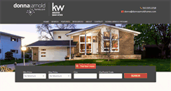 Desktop Screenshot of donnaarnoldhomes.com